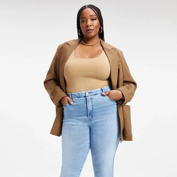 Good American NWOT Scuba Modern Tank Bodysuit - Picture 2 of 7